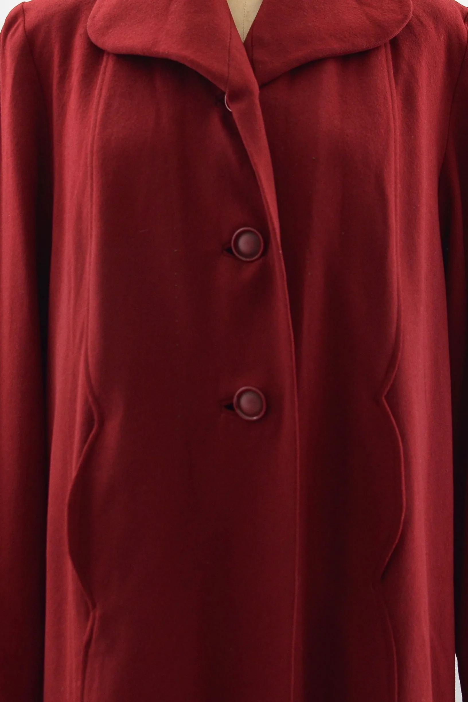 1950s Berry Coat / S M