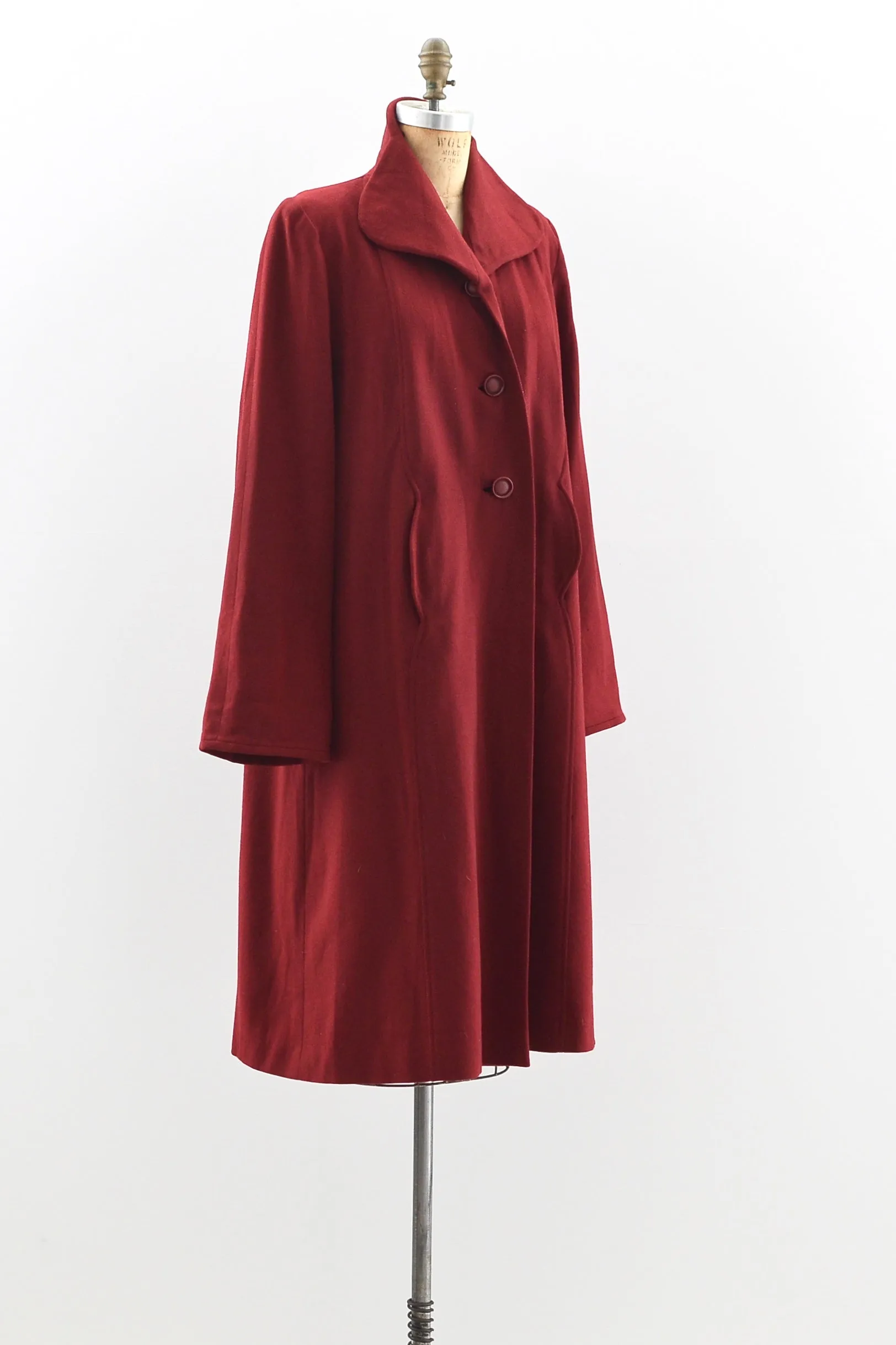 1950s Berry Coat / S M