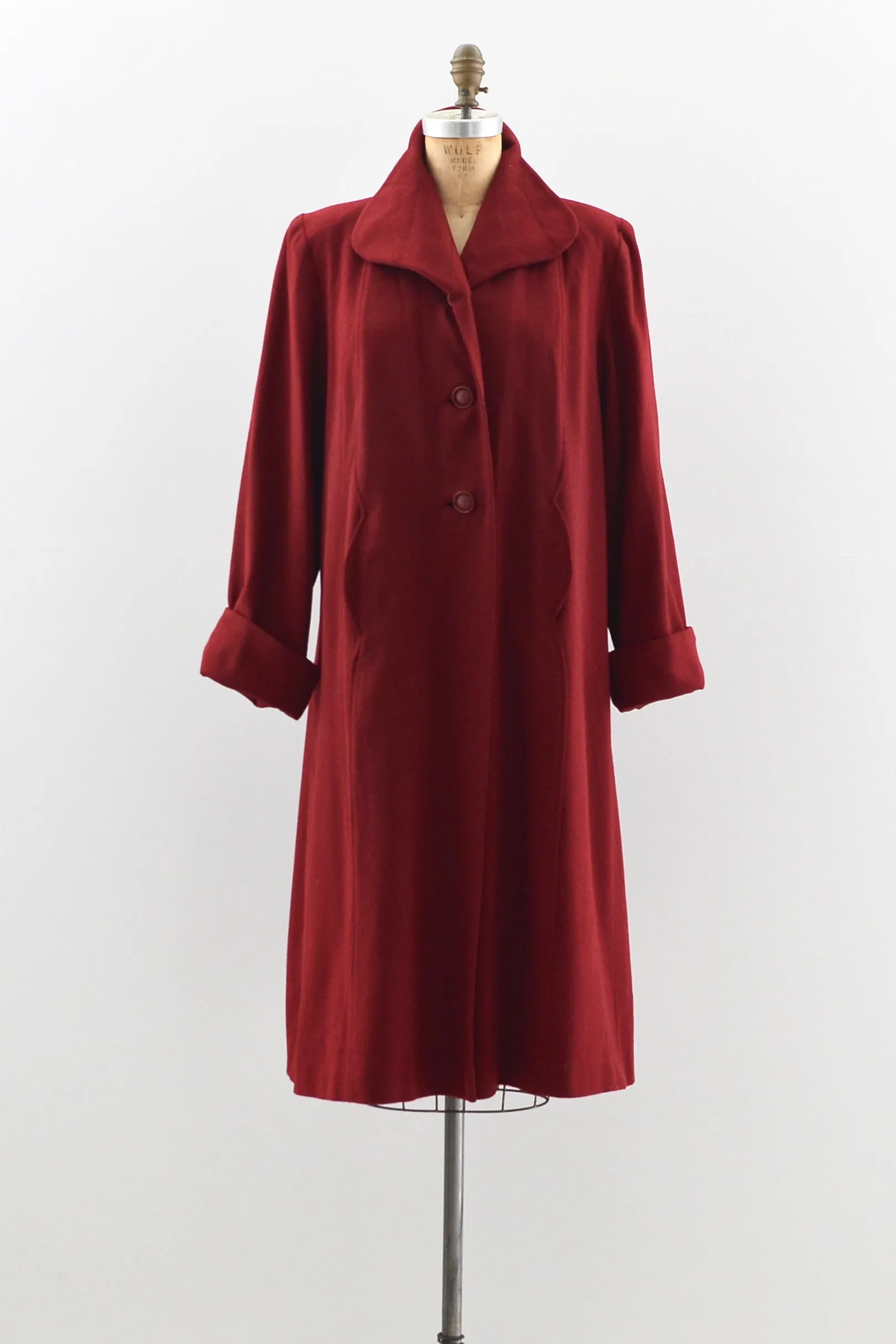 1950s Berry Coat / S M