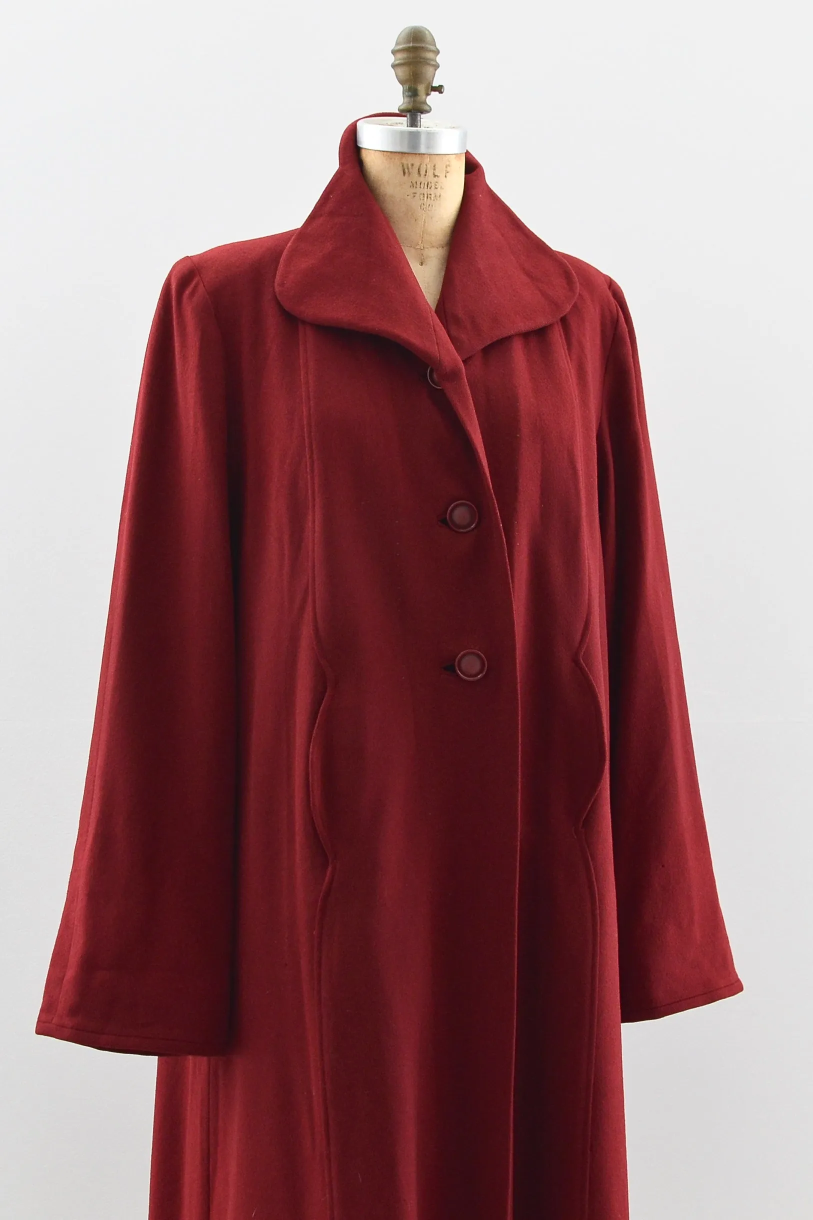 1950s Berry Coat / S M