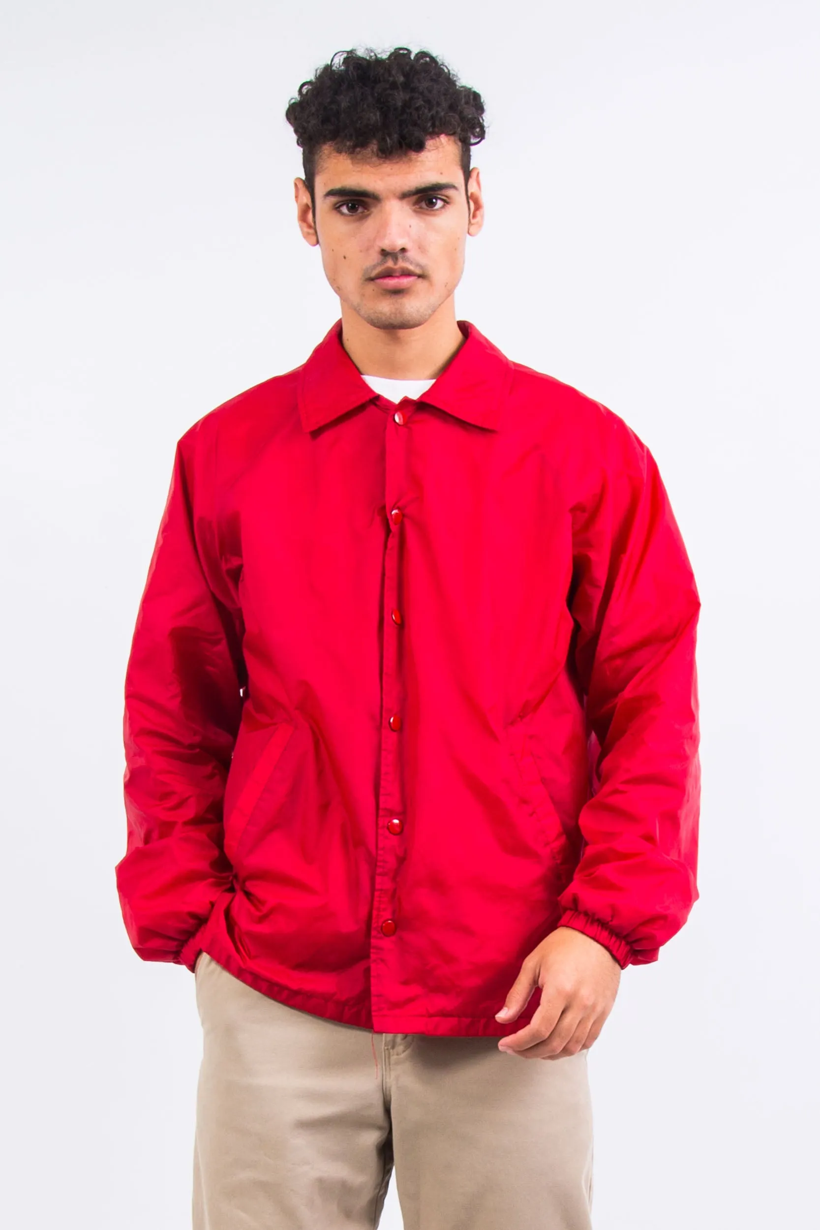 80'S USA Red Lifeguard Coach Jacket