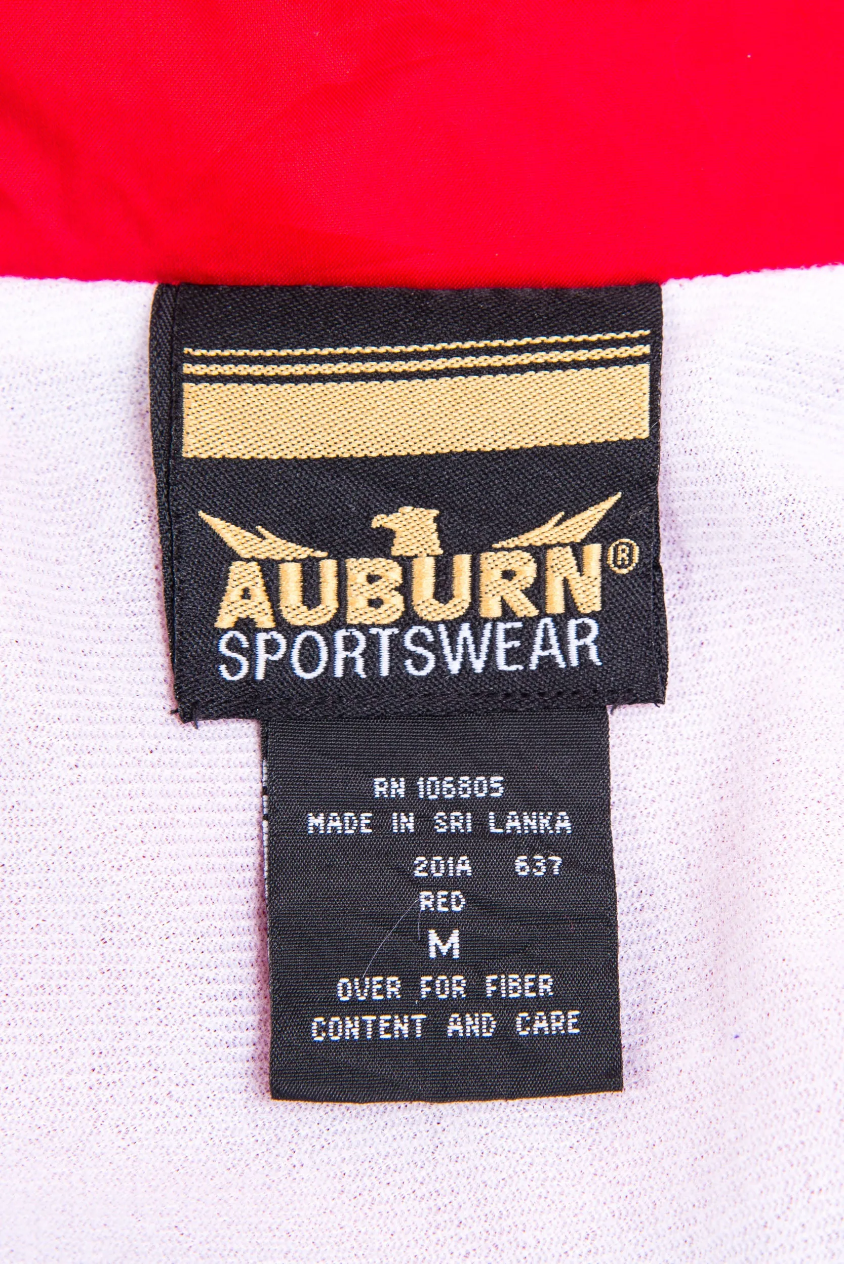 80'S USA Red Lifeguard Coach Jacket