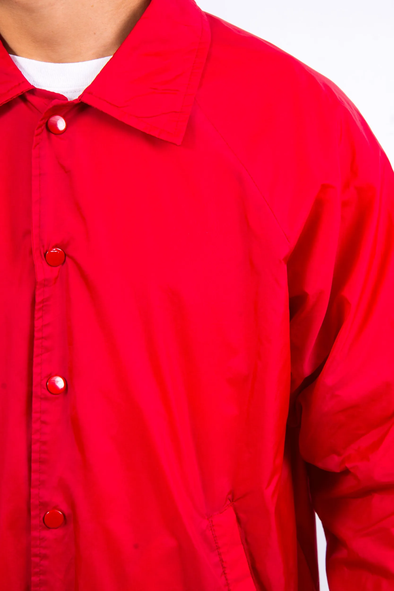 80'S USA Red Lifeguard Coach Jacket