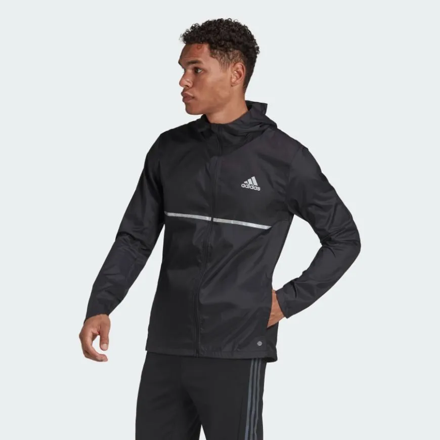 Adidas Own The Run Men Running Jacket Black