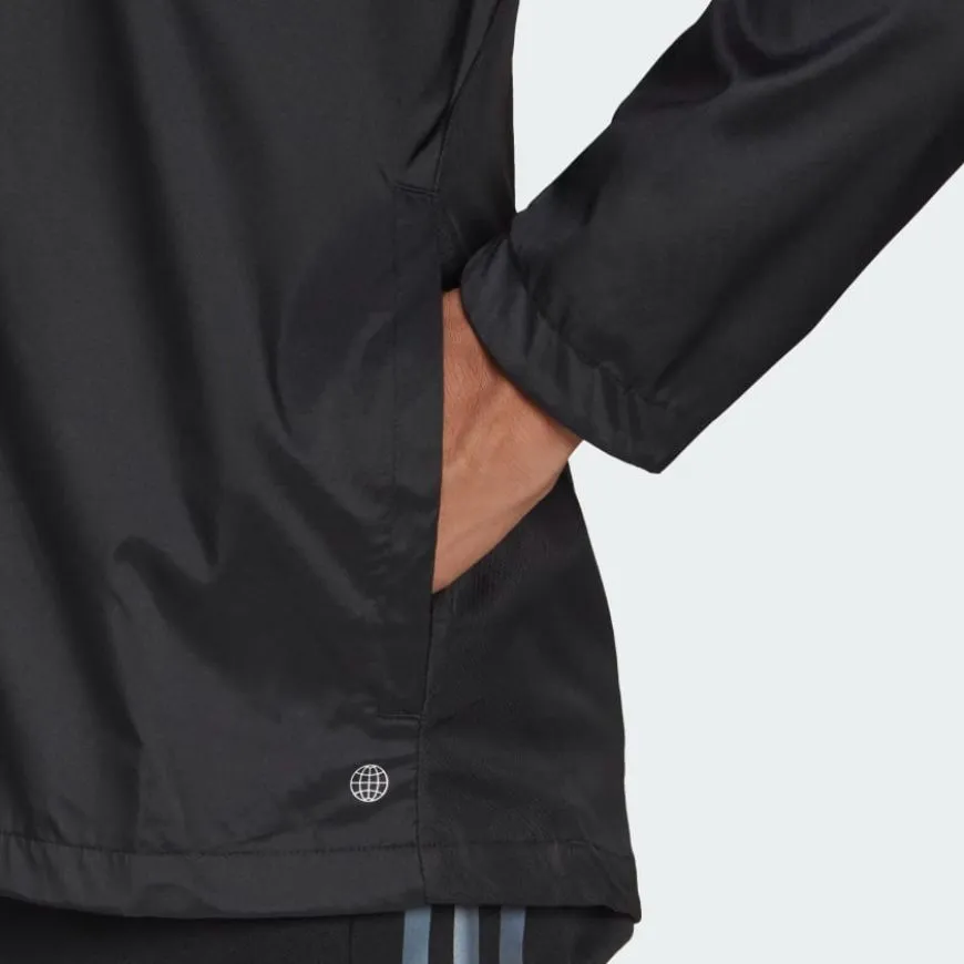 Adidas Own The Run Men Running Jacket Black