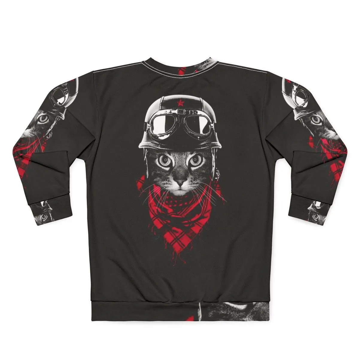 Adventurer Cat Sweatshirt - Trendy Graphic Tee for Feline Fans