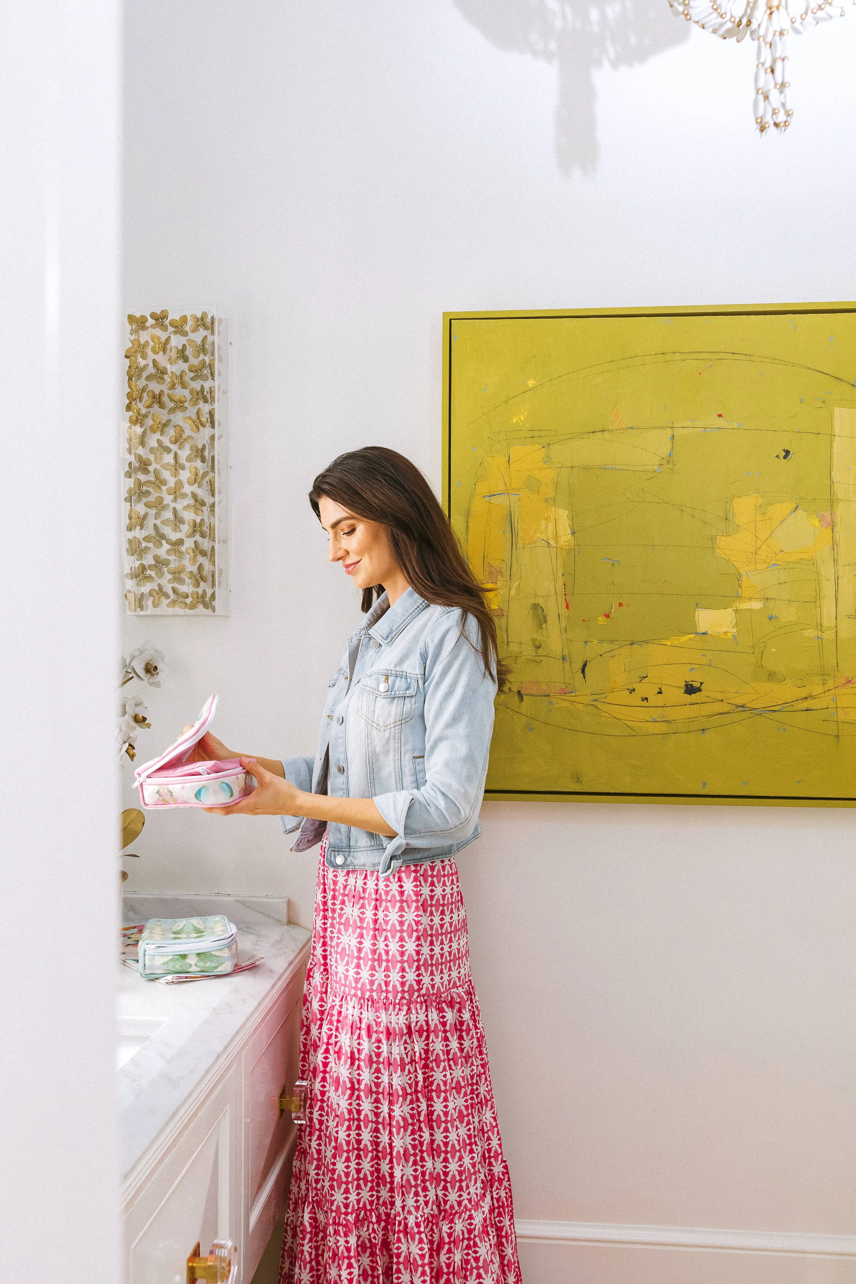 Apparel- Brooks Avenue Triple Tiered Maxi Skirt - Spice Market Pink