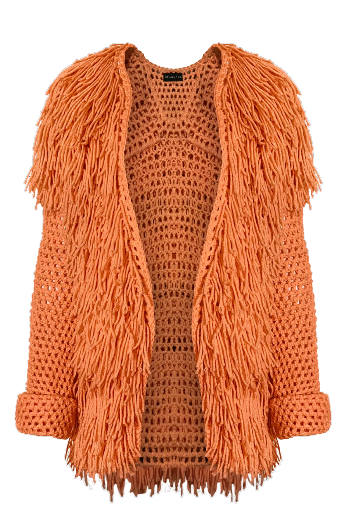 Artemis Crochet Fringe Sweater