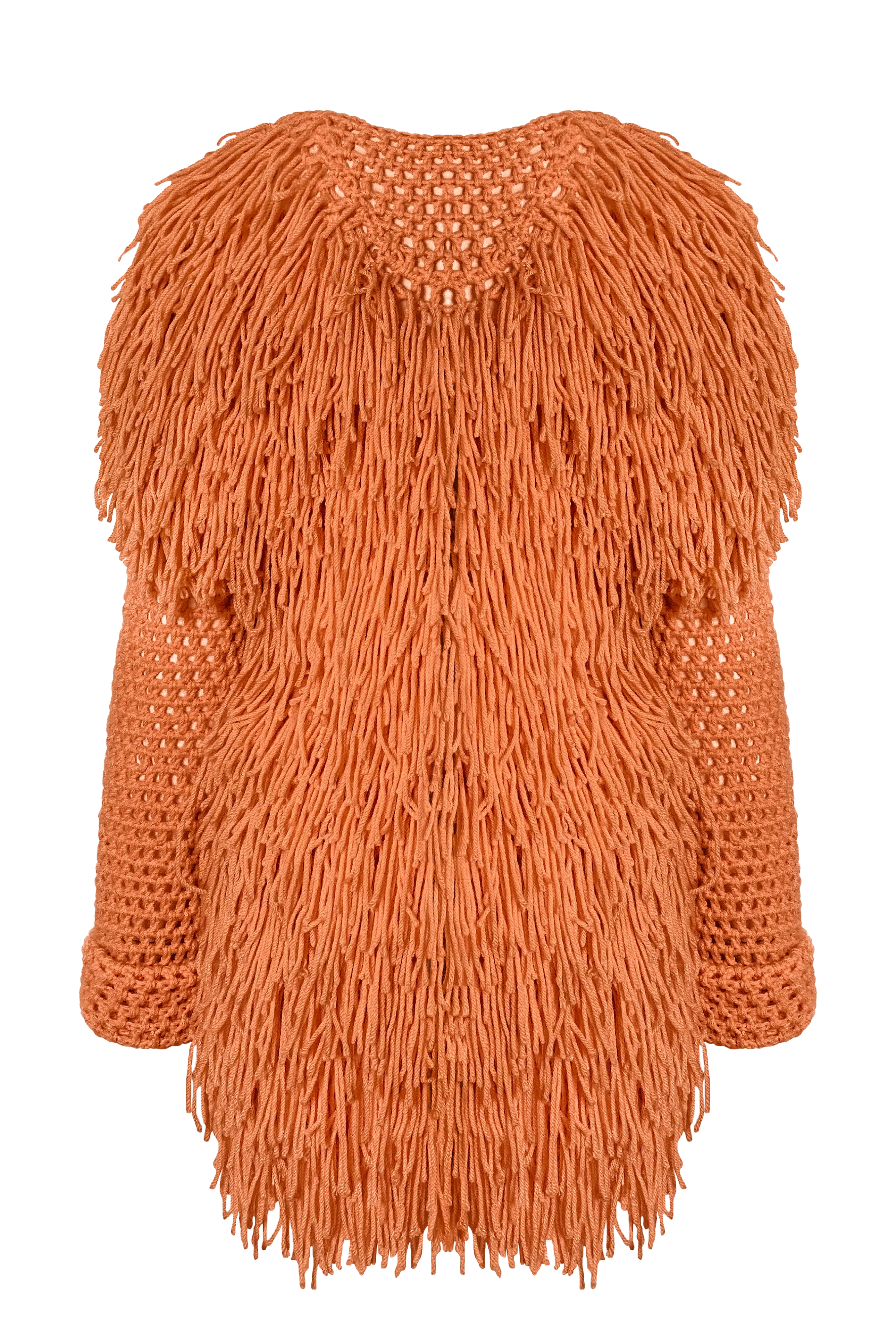 Artemis Crochet Fringe Sweater