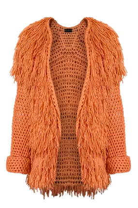 Artemis Crochet Fringe Sweater