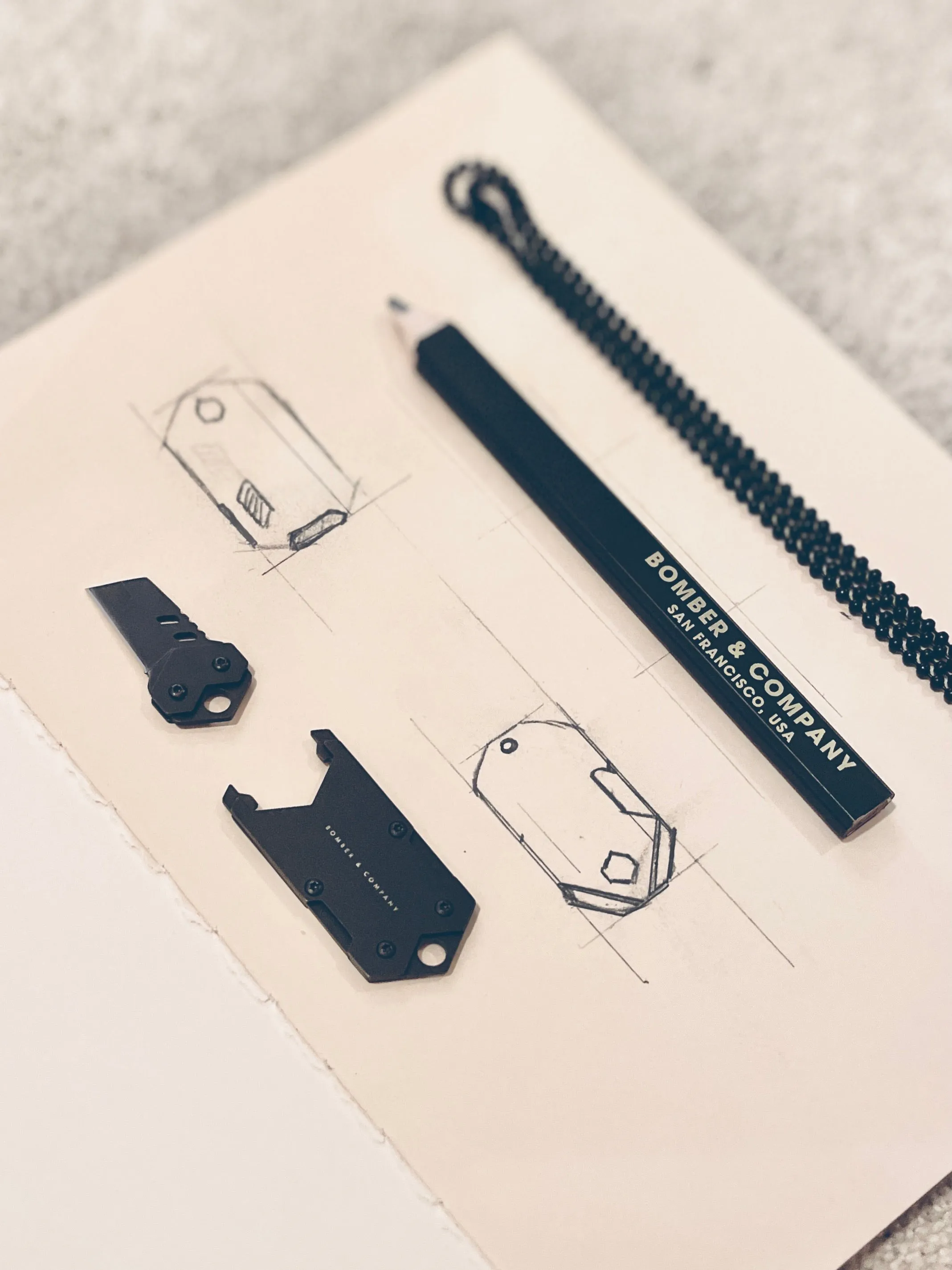 B-2 Dog Tag | Concealed Nano Blade