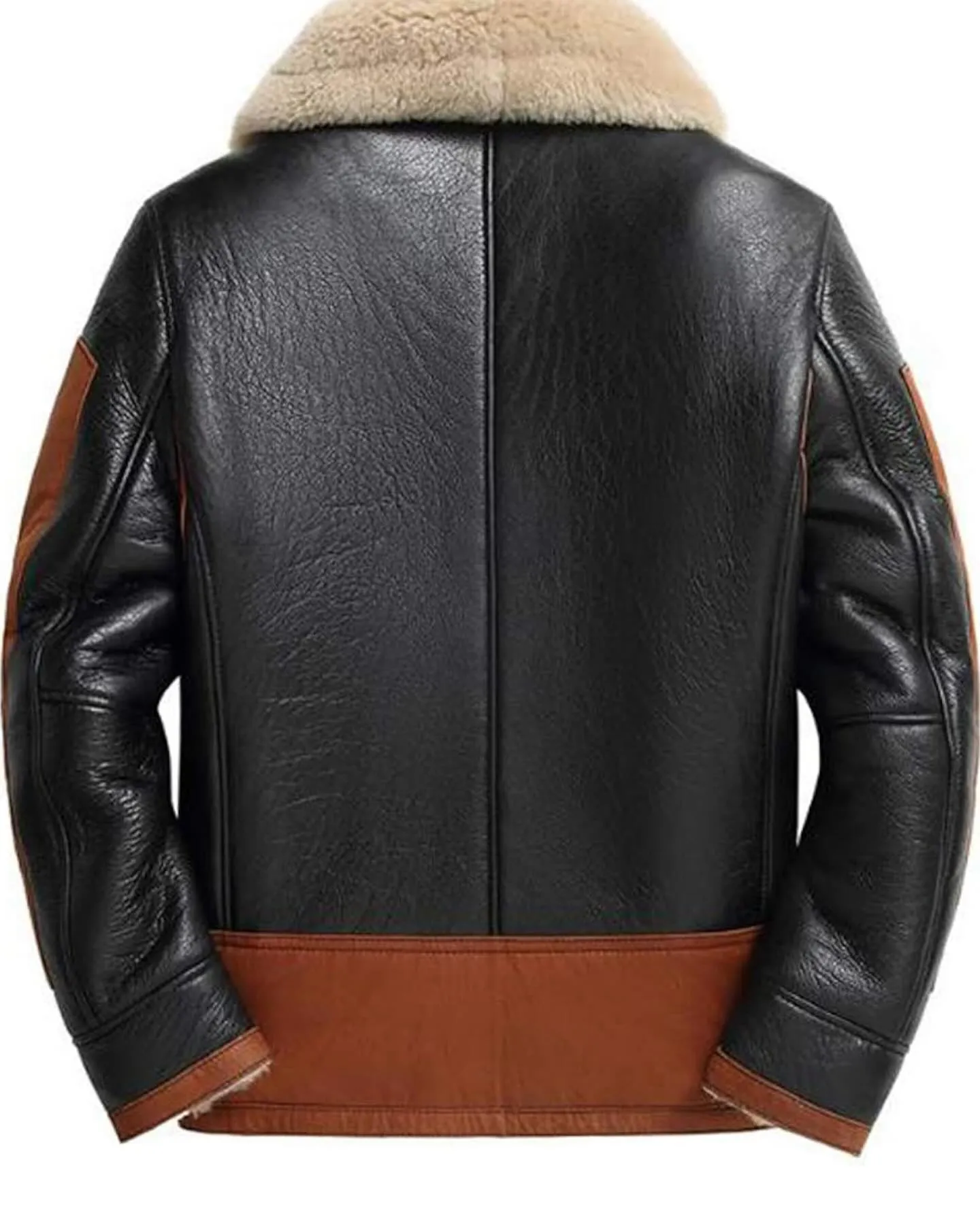 B3 Bomber Sheepskin Leather Jacket Aviator Style