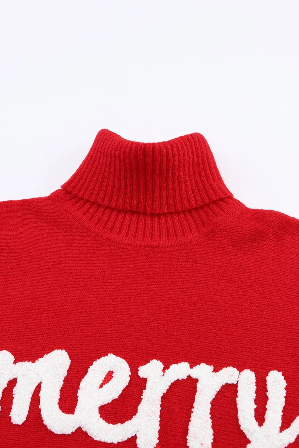 Balloon Sleeve Christmas Sweater