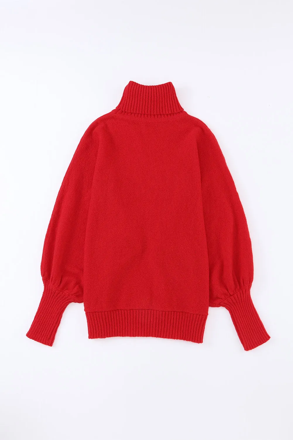 Balloon Sleeve Christmas Sweater