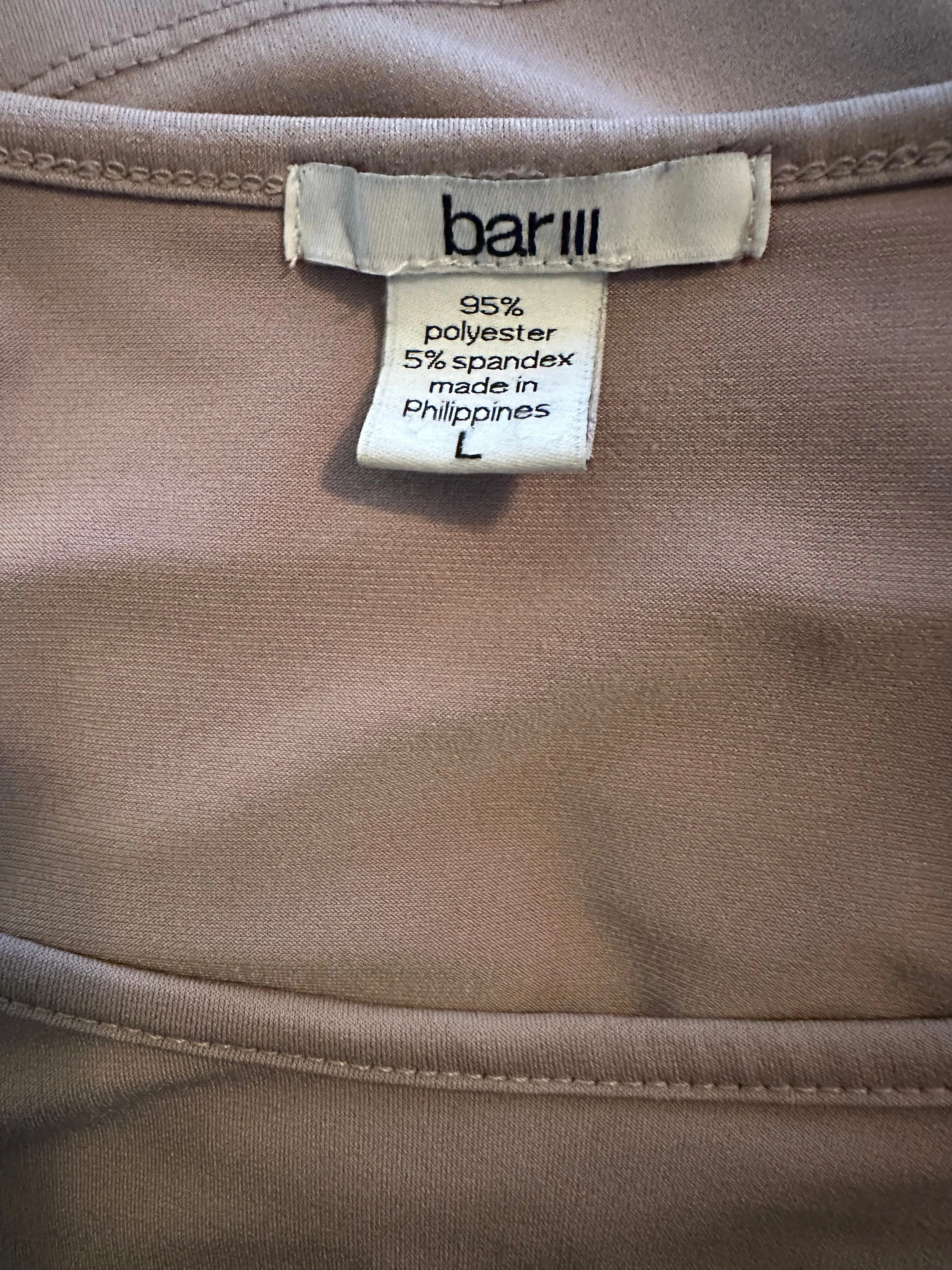 Bar III - Tan Wrapped Dress