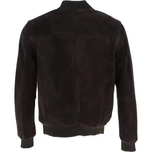 BlackShadow Suede Bomber Jacket Men's