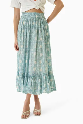 Blue Mysore Skirt