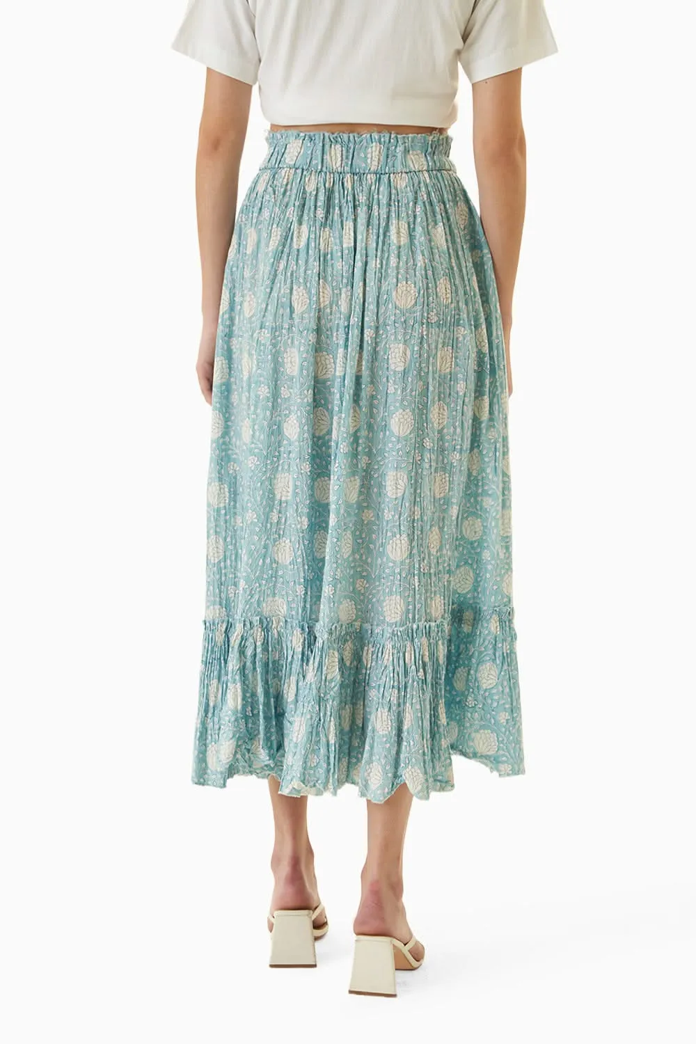 Blue Mysore Skirt
