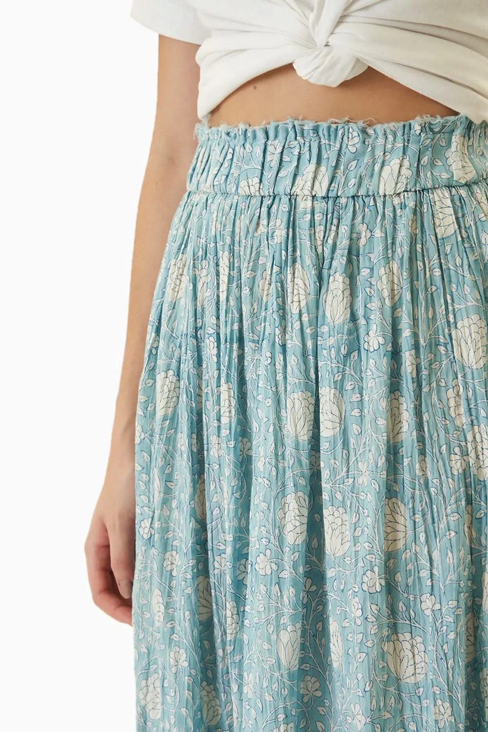 Blue Mysore Skirt