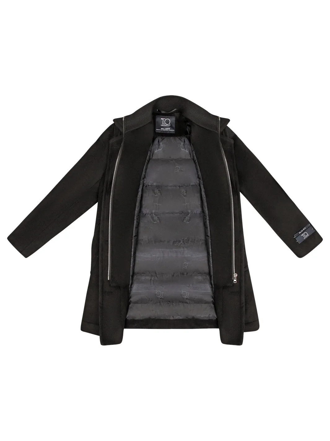 Boy's Orlando Wool Three Quarter Down Coat