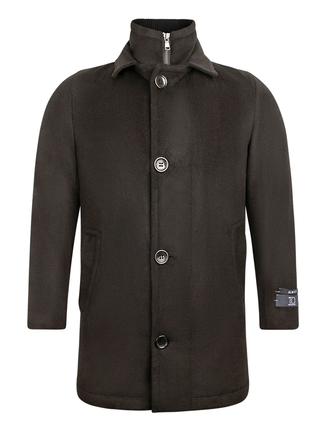 Boy's Orlando Wool Three Quarter Down Coat