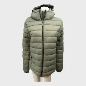 Branded Green Double Zip coat - Size Large