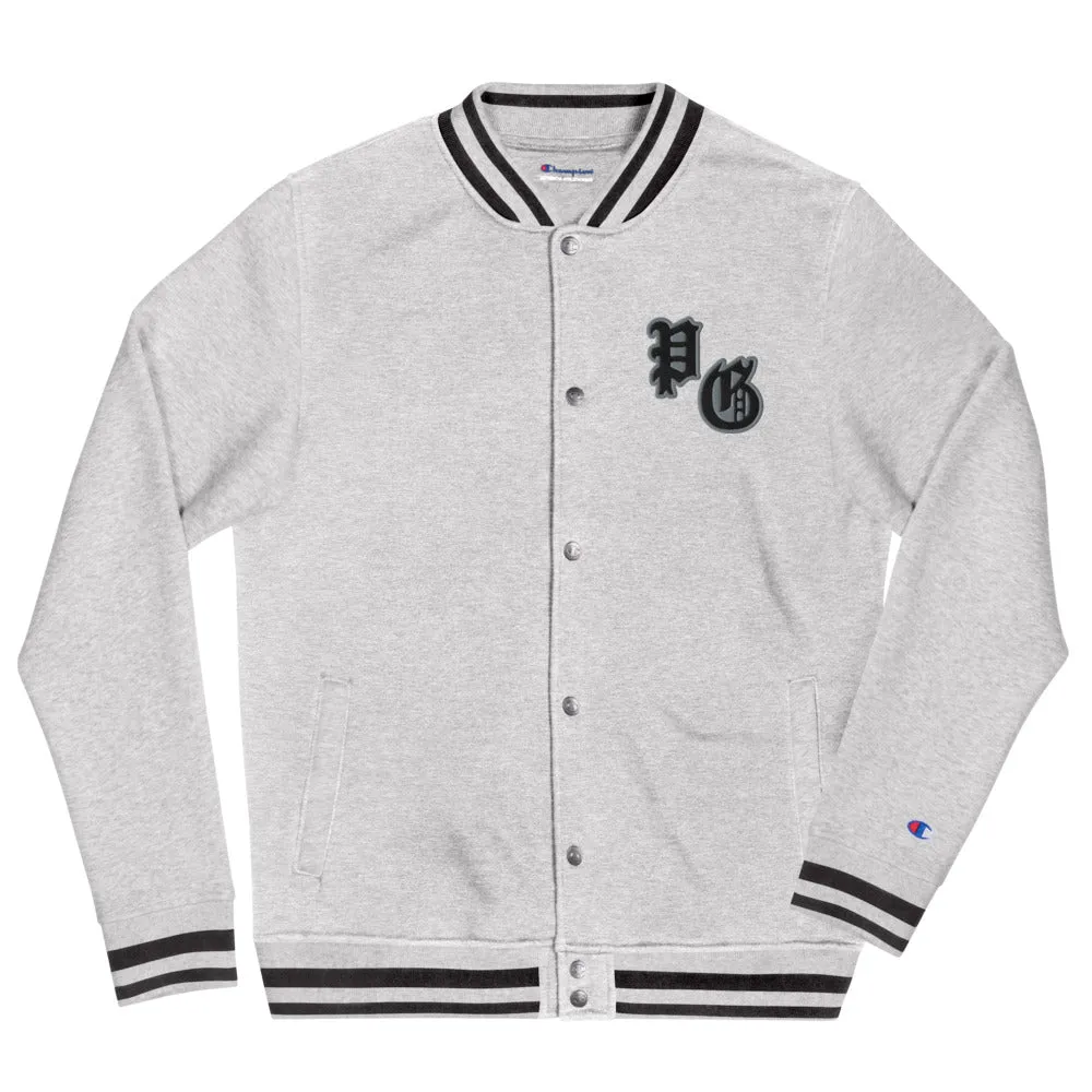Champion Bomber Jacket Embroidered PEACE GANG
