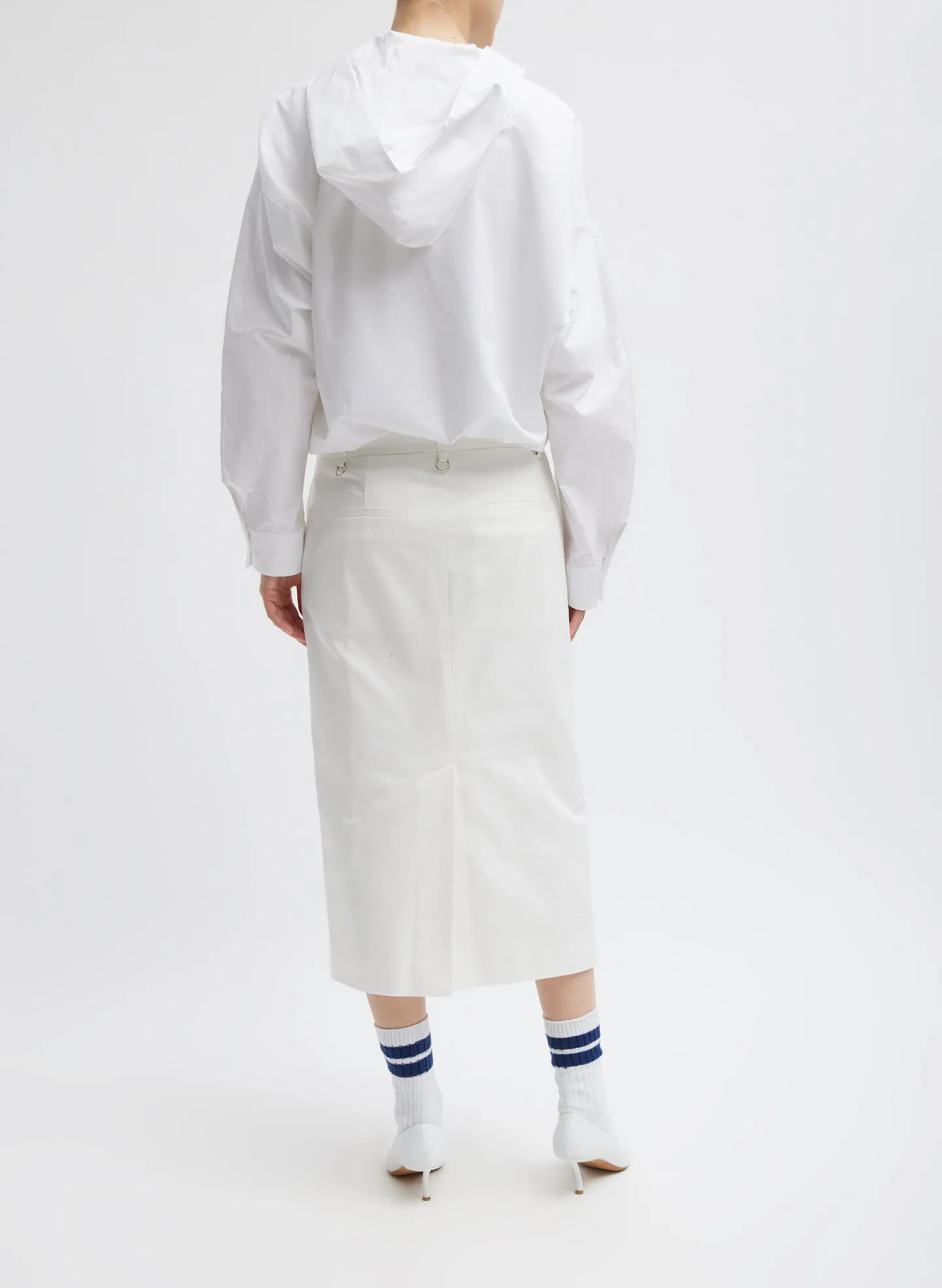 Chino Convertible Pleated Skirt