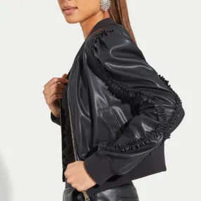 Chloe Vegan Leather Bomber