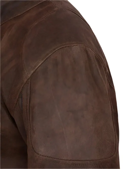CHRIS EVANS Vintage Nubuck Leather Jacket