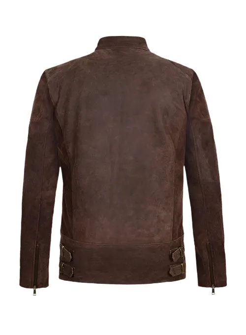 CHRIS EVANS Vintage Nubuck Leather Jacket