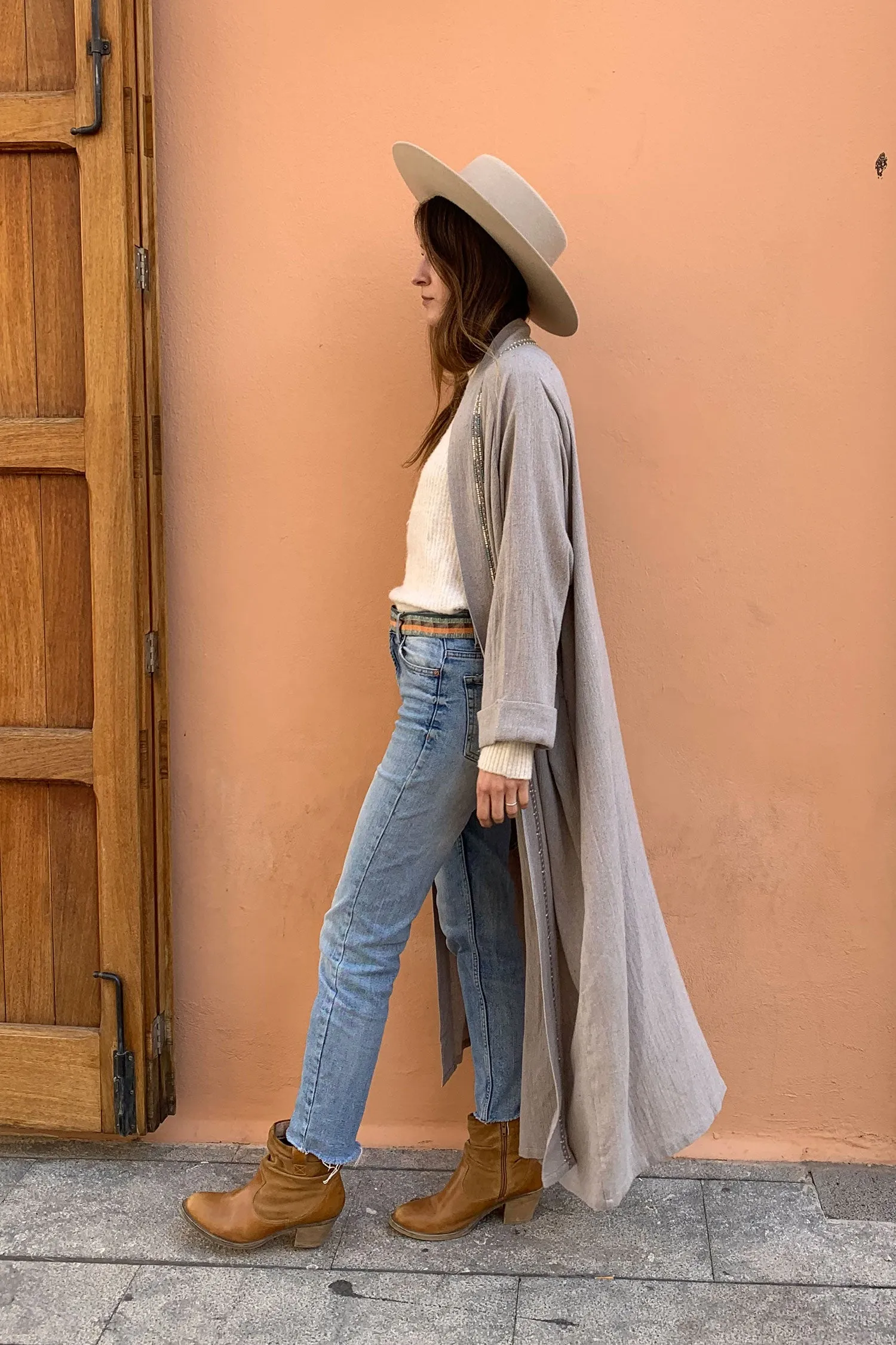 COCOON JACKET GREY