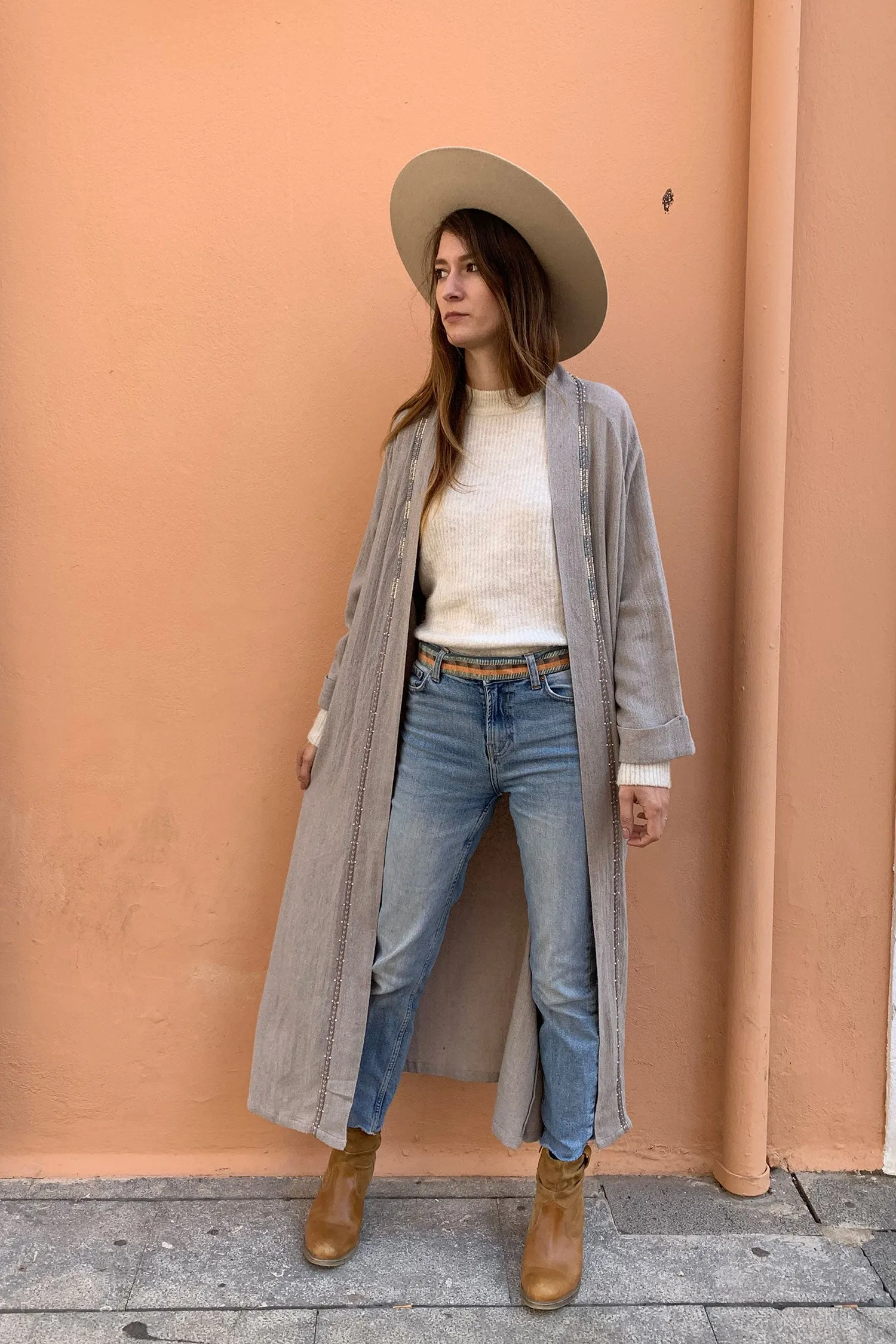 COCOON JACKET GREY