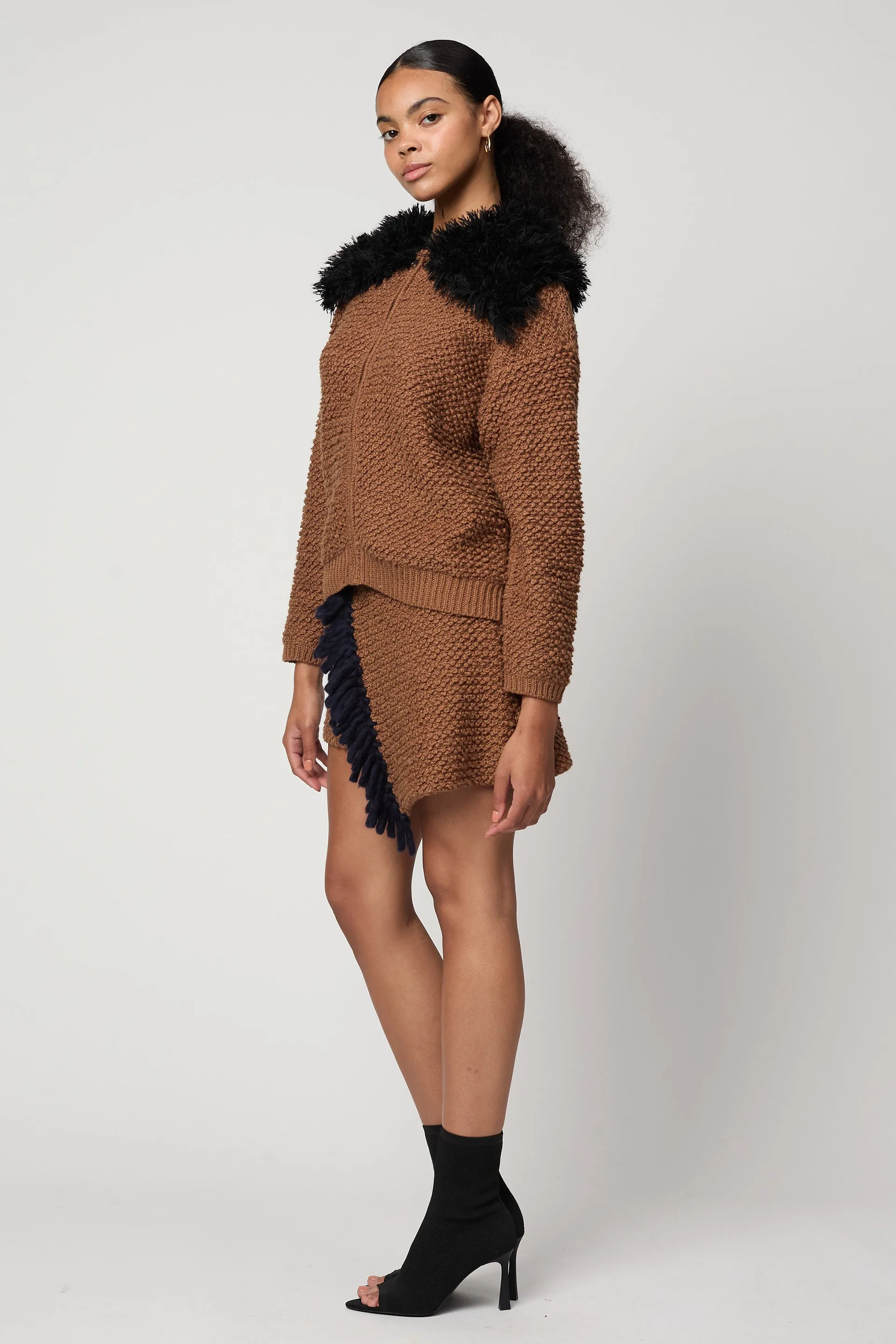 CROPPED BOMBER CARDIGAN
