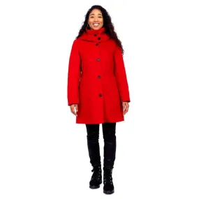 Desloups Women's Classic Wool Fitted Coat