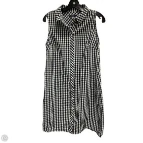 Dress Casual Midi By Tommy Hilfiger In Checkered Pattern, Size: M