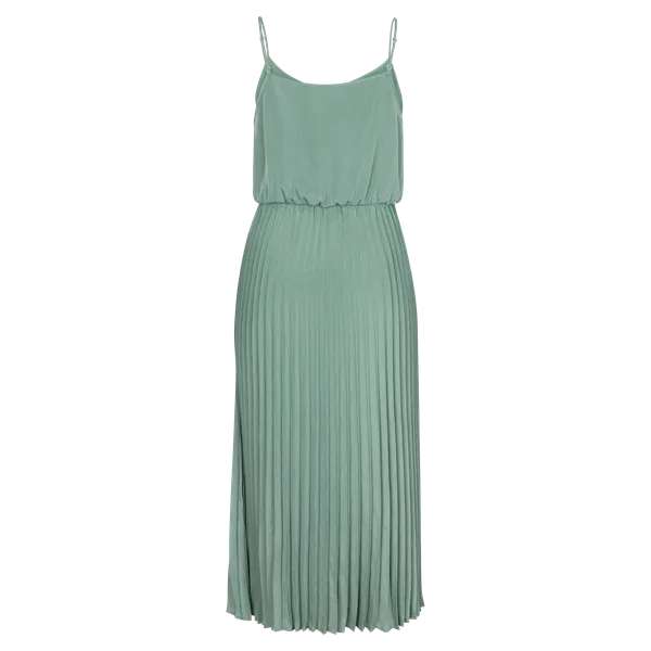 element pleated slip dress