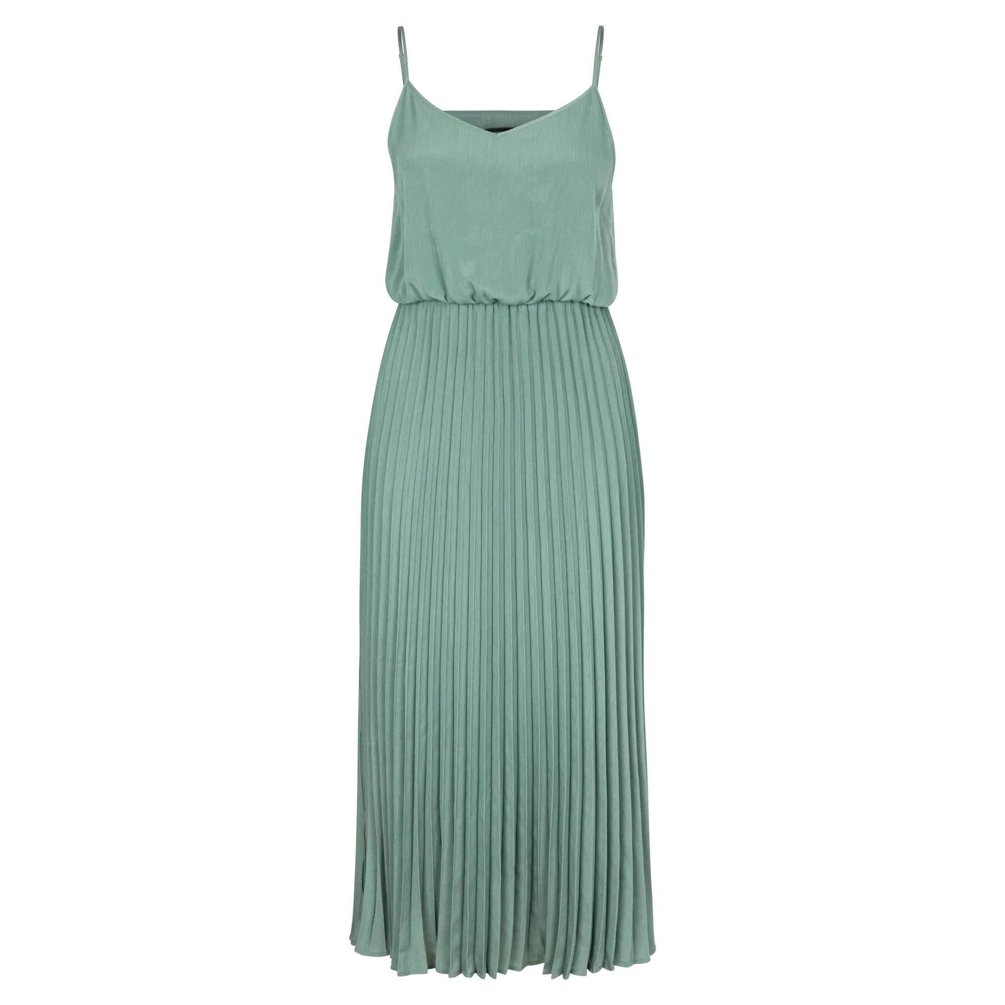 element pleated slip dress