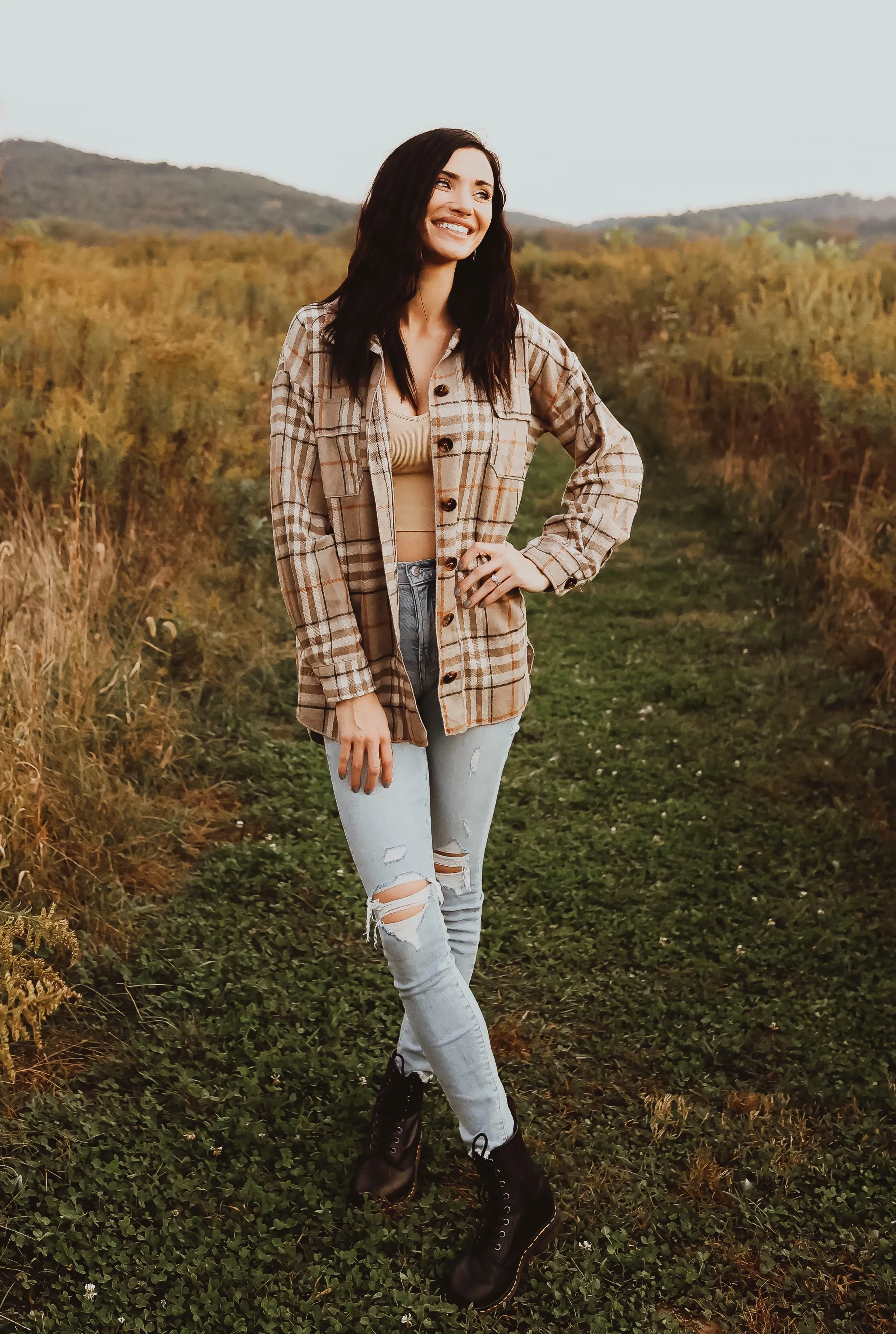 Ellis Plaid Shacket