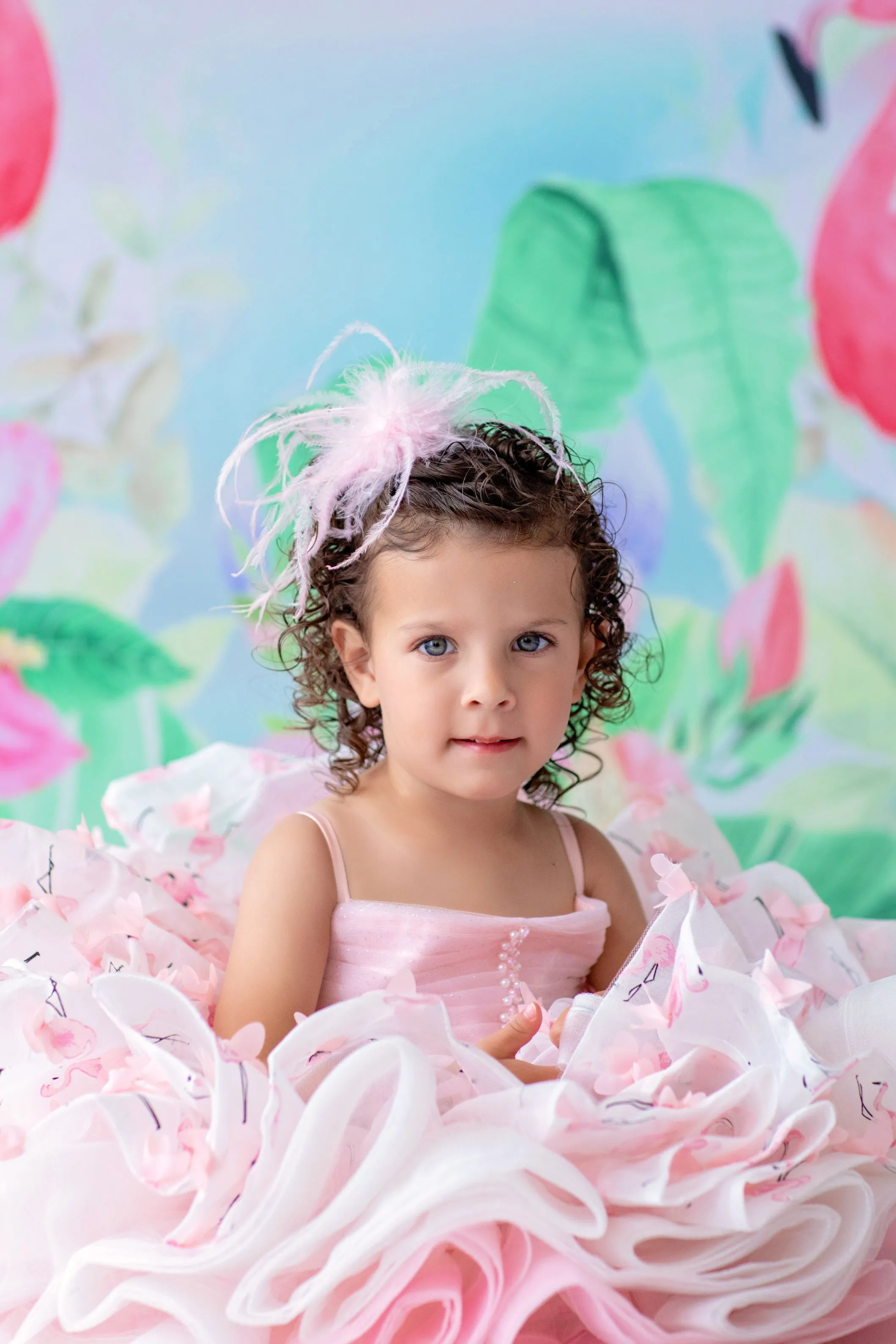 Euc Petal "Mingo Kisses"- Short Length Dress (2 Year - Petite 4 Year)