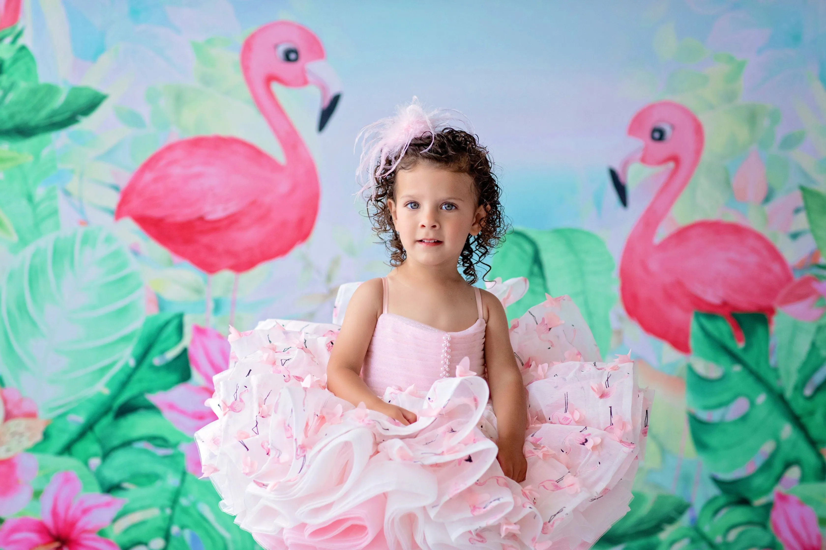 Euc Petal "Mingo Kisses"- Short Length Dress (2 Year - Petite 4 Year)
