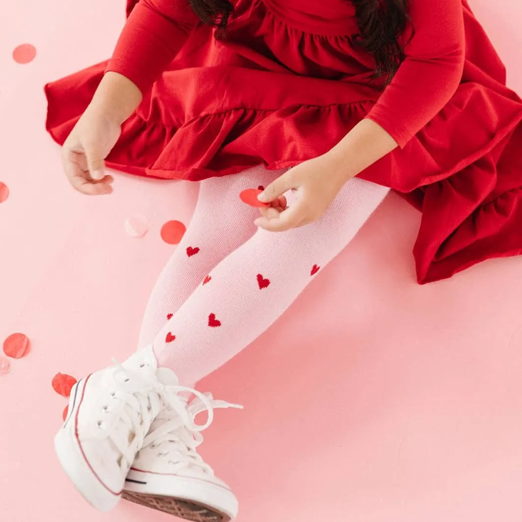 Falling Hearts Tights