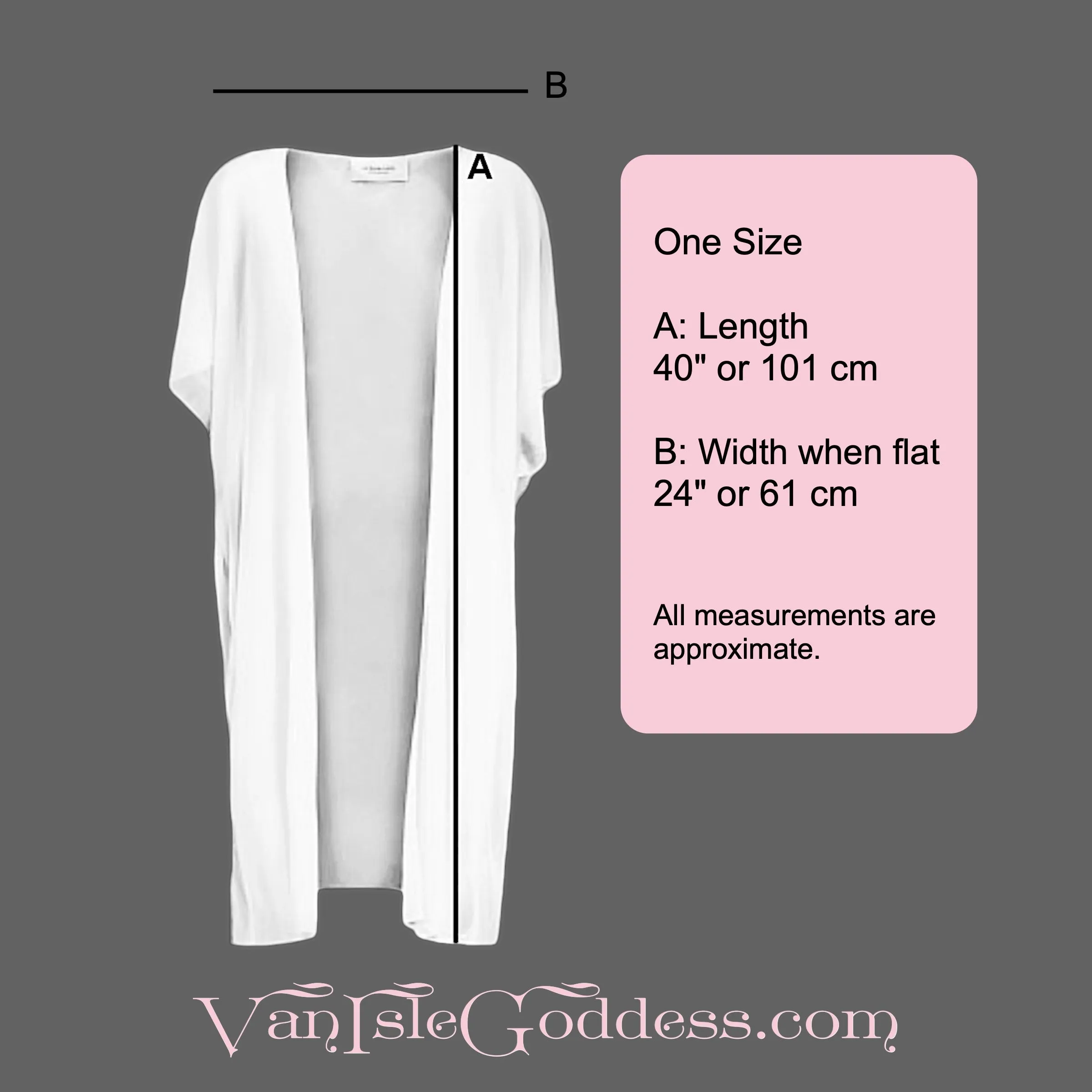 Forest Floor Cathedral Grove Short Sleeve Kimono Wrap