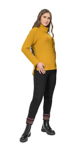 GG Jeans Top - Turtleneck - Dijon