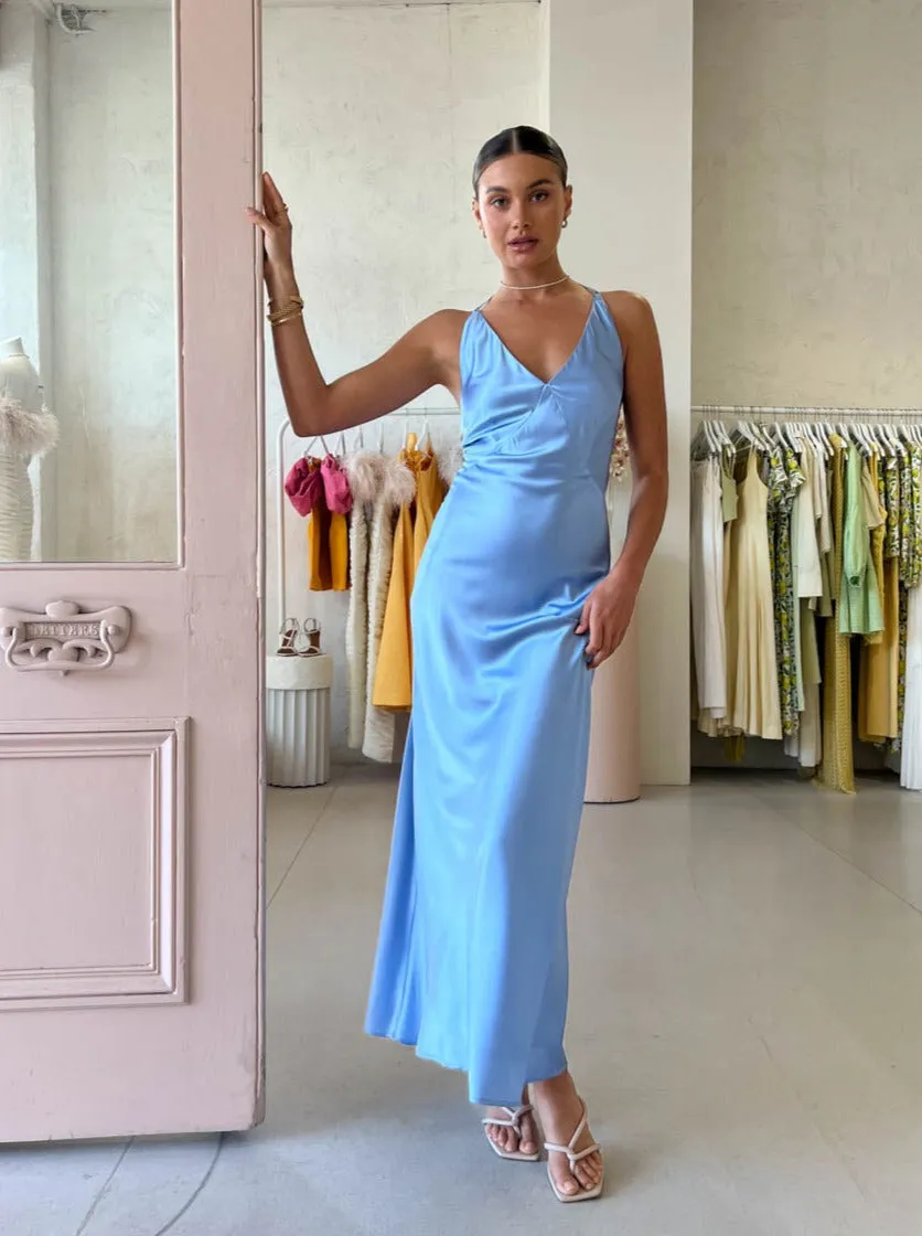 Hansen and Gretel Delphine Dress in Cornflower