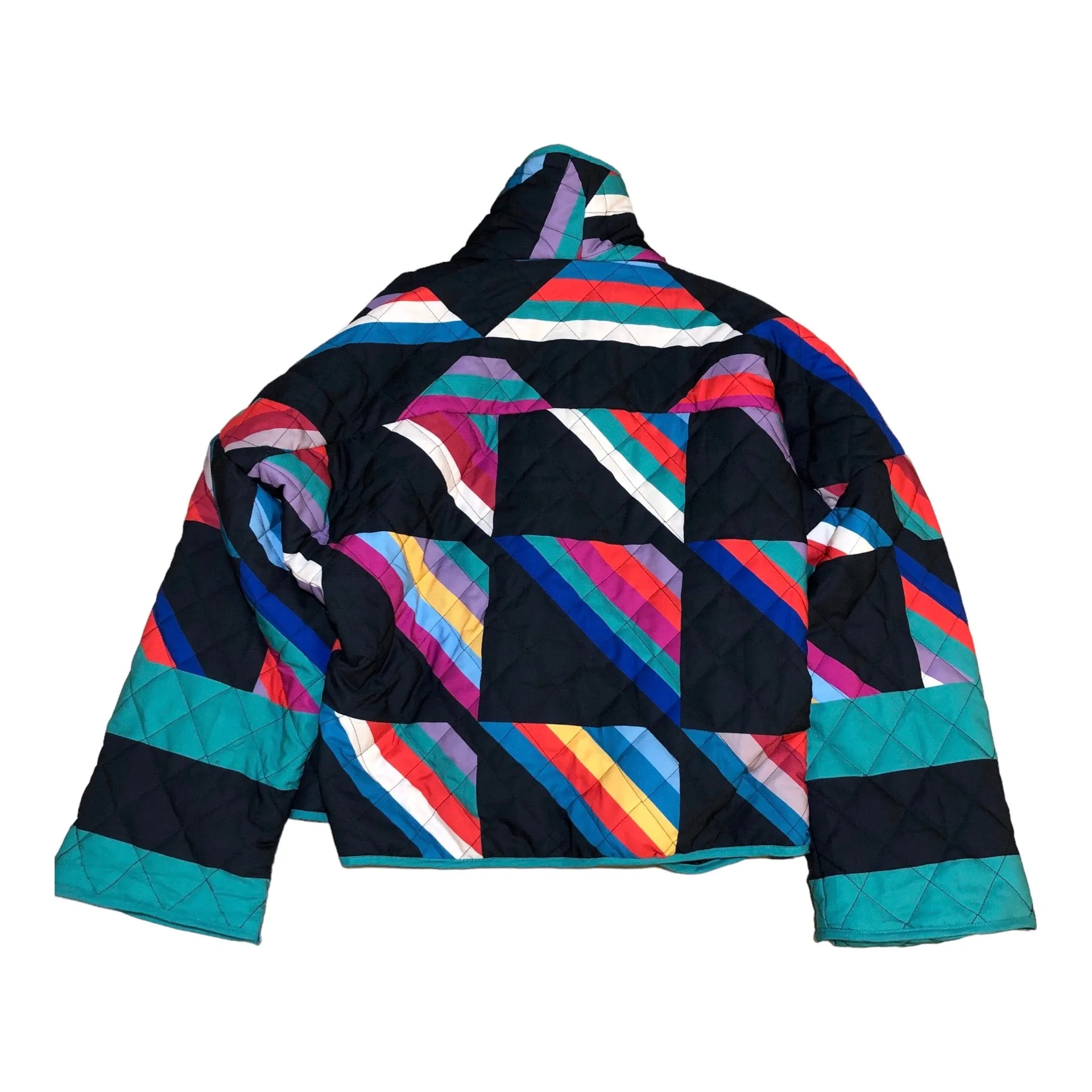Hapi Style Colorful Quilted Jacket