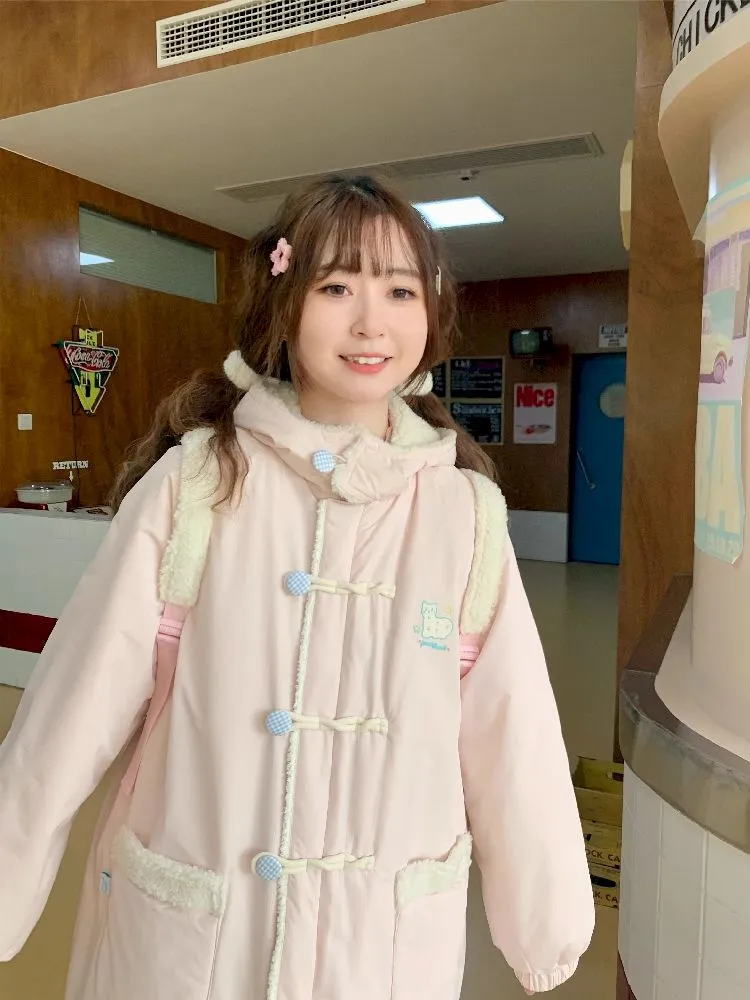 Hooded teenage girls versatile cotton jacket 【s0000005258】