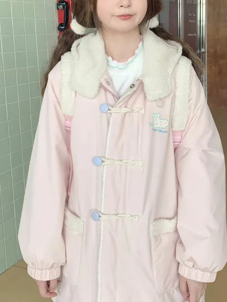Hooded teenage girls versatile cotton jacket 【s0000005258】