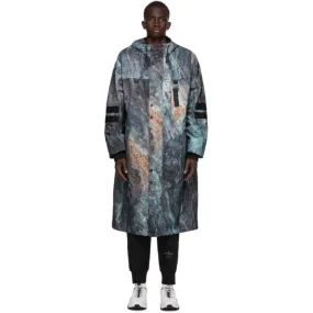 Hugo Blue Graphic Maliks Coat