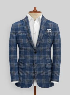 Italian Vincenzo Check Tweed Jacket